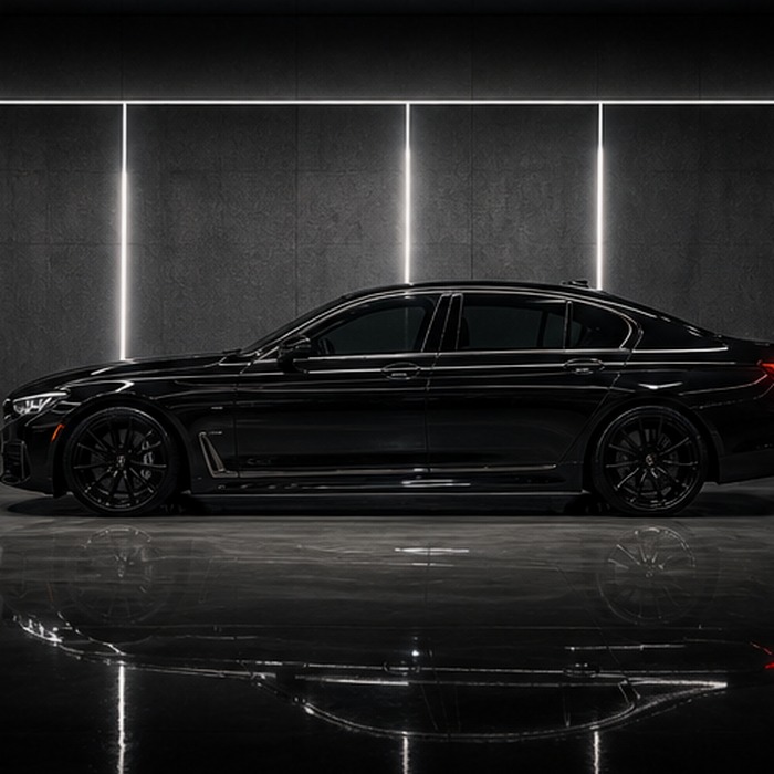 Sedan with ceramic window tint